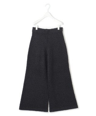 ICB ブークレツイード ニットパンツ チャコール系