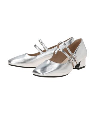 earth music&ecology ＯＲｉｅｎｔａｌ　ＴＲａｆｆｉｃ　ストラップパンプス Silver