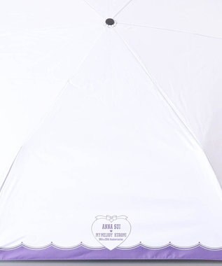 AURORA 【 ANNA SUI（アナ スイ）】マイメロディ&クロミ 晴雨兼用傘（折りたたみ傘）シルエット パープル