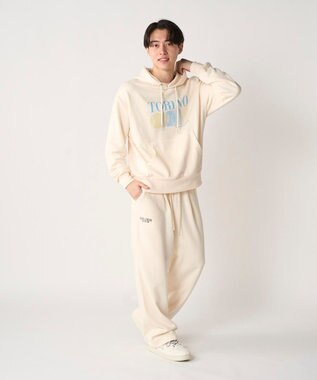 OP／FILA 【Kappa】ウェルネスクラブスウェットパンツ オフホワイト
