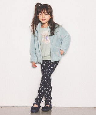 ANY KIDS リボンベルクロハンプバレエ ネイビー系