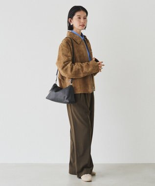 russet レザー2WAYショルダーバッグ(CE-1629) Black