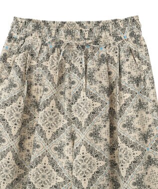 CRAFT STANDARD BOUTIQUE プリントイージーパンツ Light Beige