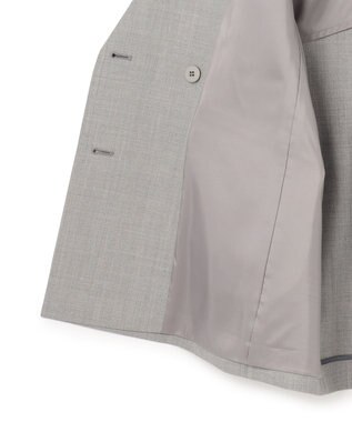 23区 【先行予約】TWギャバジン テーラード ジャケット ライトグレー系