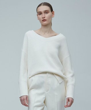 BEIGE， VARENNE / オーバーサイズニット Ecru