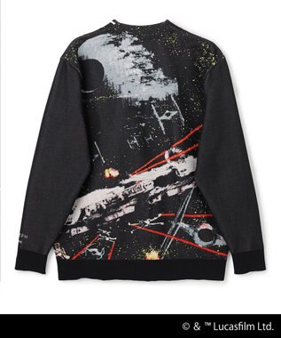 JOSEPH HOMME 【WEB限定】【スター・ウォーズ 】 JOSEPH HOMME スター・ウォーズ / ジャガードカーディガン ブラック系