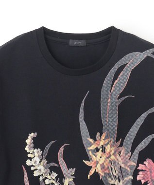 JOSEPH HOMME ピクセルフラワープリント　Ｔシャツ ブラック系