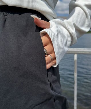 WEGO 【UVカット/吸水速乾/水陸両用】ラッシュガードショートパンツ ブラック