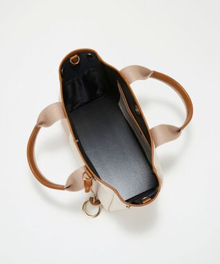 TOPKAPI 【Breath TOPKAPI】SCOTCH GRAIN スコッチグレイン 2way ミニ トートバッグ チャーム付き　 ペールベージュ