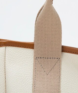 TOPKAPI 【Breath TOPKAPI】SCOTCH GRAIN スコッチグレイン 2way ミニ トートバッグ チャーム付き　 ペールベージュ