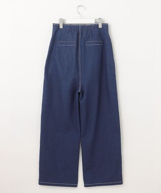 Feroux 【2WAY】ハイウエストデニム パンツ ネイビー系