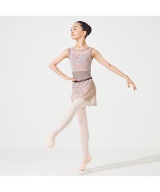 Chacott 【MAY NAGAHISA】ジュニア スカート ピンクプリント