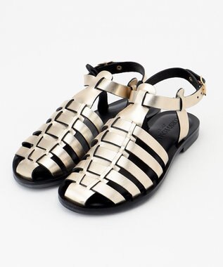 自由区 【CORSO ROMA】グルカ サンダル ゴールド系