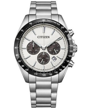 CITIZEN 【電池交換不要】オンオフで活躍するスタンダードなクロノグラフ CA4764-57A シルバー