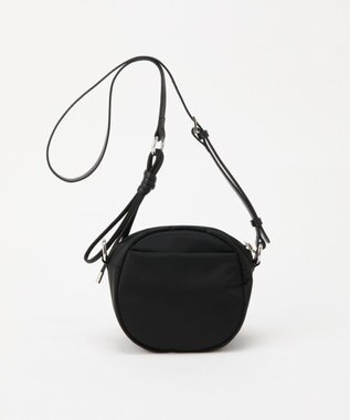 russet クラウズナイロンサークルミニショルダーバッグ(CE-1728) Black