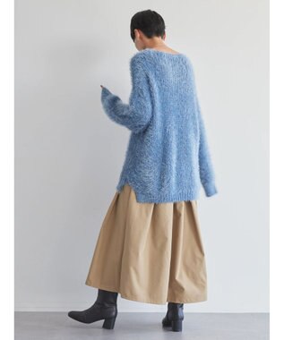 AMERICAN HOLIC シャギーゆるっとニットプルオーバー Blue