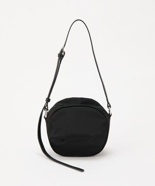 russet クラウズナイロンサークルミニショルダーバッグ(CE-1728) Black