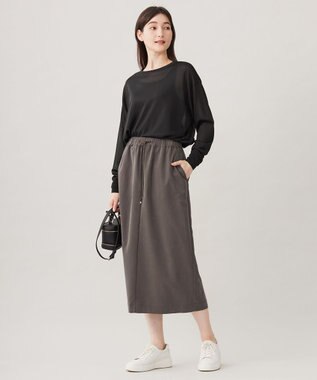 自由区 【洗える】シャイニールレックス ニット ブラック