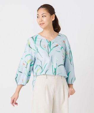 ONWARD Reuse Park 【自由区】ブラウス春夏 ブルー