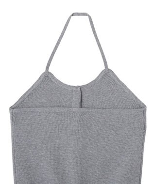 CRAFT STANDARD BOUTIQUE ホルターネックニットベスト Gray Mixture