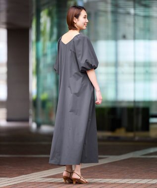 UNFILO FINE MOVE 2WAYワンピース チャコール