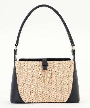 ANY SIS 雑材コンビハンドルバッグ