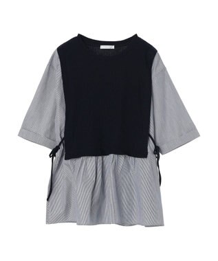 Green Parks テレコドッキングチュニック２ Dark Navy