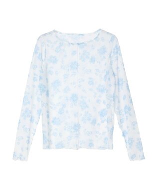 earth music&ecology フラワープリントシアーインナー Sax