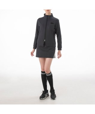 ZERO HALLIBURTON 【洗える】超軽量ブルゾン 82748 保温 ストレッチ セットアップ可能 ジャージ スウェット ゴルフ ZHG-W10b ブラック