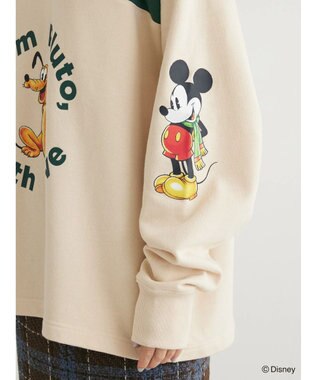 Green Parks Ｄｉｓｎｅｙ／裏毛ハーフＺＩＰスウェット Green