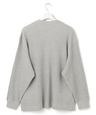 J.PRESS YORK STREET 【UNISEX】ワッフルロングスリーブ Tシャツ ライトグレー系