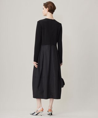 ICB L 【洗える】 メモリーコンビドレス ブラック系