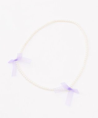 ANY KIDS ネックレス付き ネコTシャツ エクリュ