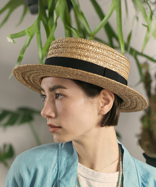 UNISEX】 ビンテージストローハット キャノチエ / 石田製帽