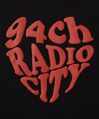 WEGO 【ユニセックス着用ITEM/裏起毛/SMLサイズ展開】リラックスフィットハートロゴプルオーバー ブラック