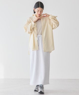 AMERICAN HOLIC 裏起毛スウェットタイトスカート Oatmeal