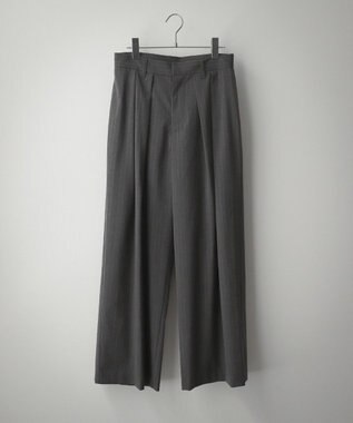 WEGO 【セットアップ対応】2タックバギースラックス グレーストライプ