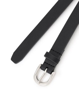 uncrave フェイクレザー 細ベルト ブラック