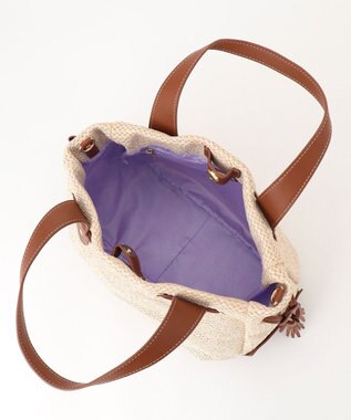 LA BAGAGERIE サイドタッセルサマートート　Mサイズ アイボリー