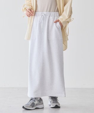 AMERICAN HOLIC 裏起毛スウェットタイトスカート Oatmeal