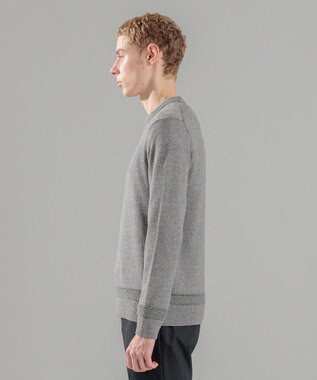 JOSEPH HOMME 【洗える】ハイツイストコード　クルーネックニット グレー系