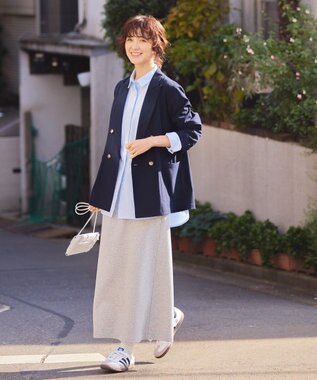 AMERICAN HOLIC 裏起毛スウェットタイトスカート Light Gray Mixture