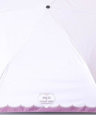 AURORA 【 ANNA SUI（アナ スイ）】マイメロディ&クロミ 晴雨兼用傘（折りたたみ傘）シルエット ピンク
