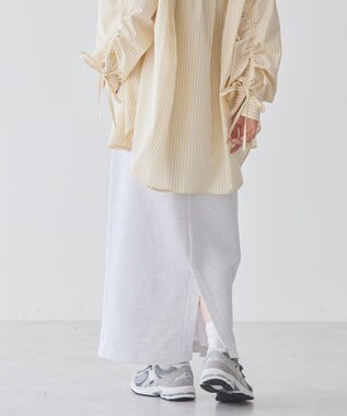 AMERICAN HOLIC 裏起毛スウェットタイトスカート Oatmeal