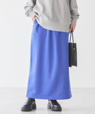 AMERICAN HOLIC 裏起毛スウェットタイトスカート Blue