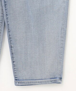自由区 【洗える】ウスカルデニム カーブパンツ ライトインディゴ