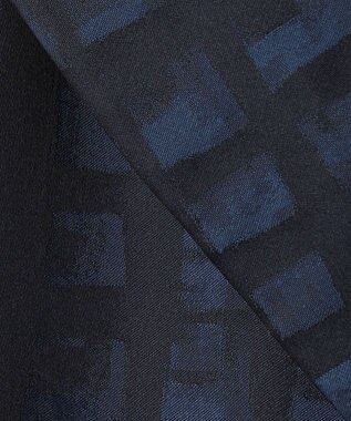 JOSEPH HOMME 【HIGH GRADE LINE】ドローイングプレイド ダブルブレストコート ネイビー系3