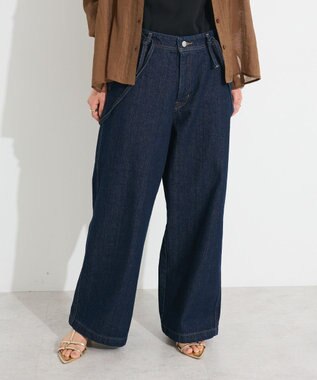 CRAFT STANDARD BOUTIQUE 2WAYサロペットデニムパンツ Dark Indigo