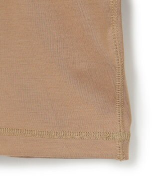 J.PRESS MEN ダウンファブリック モックネック Tシャツ ベージュ系