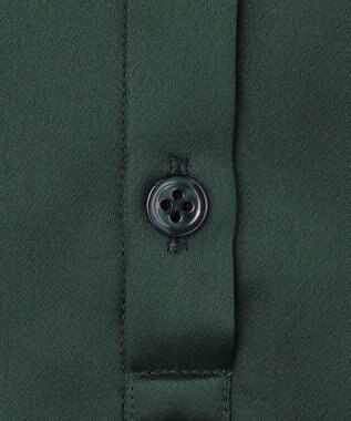 ICB 【WEB限定】 ドレープサテン ボウタイブラウス ミッドグリーン系